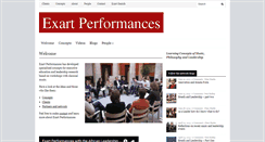 Desktop Screenshot of exart.org
