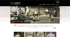 Desktop Screenshot of exart.com.br