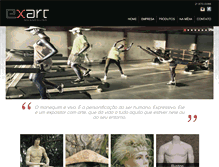 Tablet Screenshot of exart.com.br